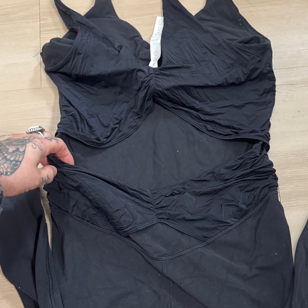 Lululemon Athletica Black Romper Body Suit - Picture 4 of 4